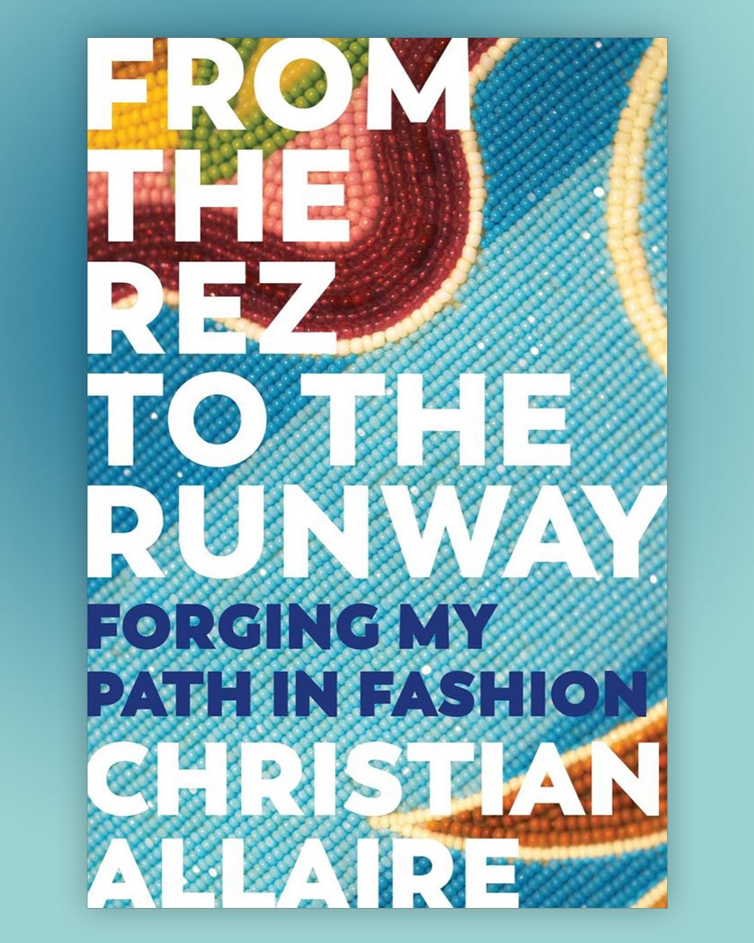 From The Rez To The Runway blue book cover